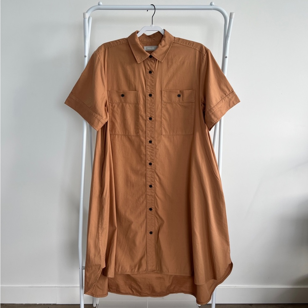 Everlane Khaki Collared Dress (Like New!)
